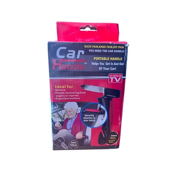 Car Handle Mobility Aid – Emergency Hammer Cutter & Torch Safety Hinge Tool - Picture 1 of 6